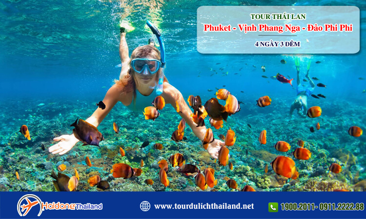 Tour Thái Lan Phuket – Vịnh Phang Nga – Đảo Phi Phi 4 ngày 3 đêm 