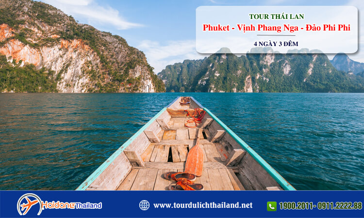 Tour Thái Lan Phuket – Vịnh Phang Nga – Đảo Phi Phi 4 ngày 3 đêm 