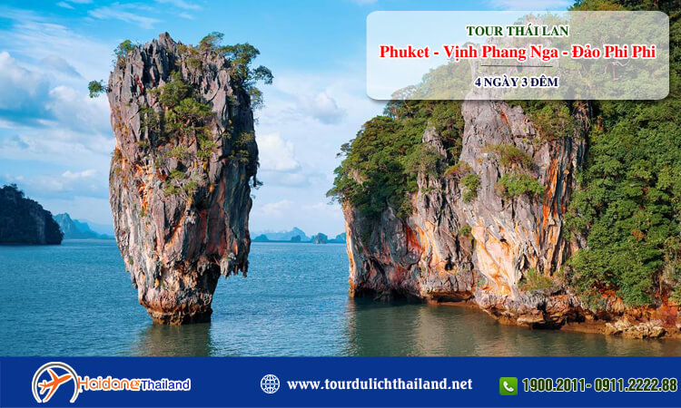 Tour Thái Lan Phuket – Vịnh Phang Nga – Đảo Phi Phi 4 ngày 3 đêm 